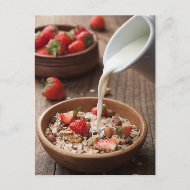 Healthy frukost vykort (Framsida)