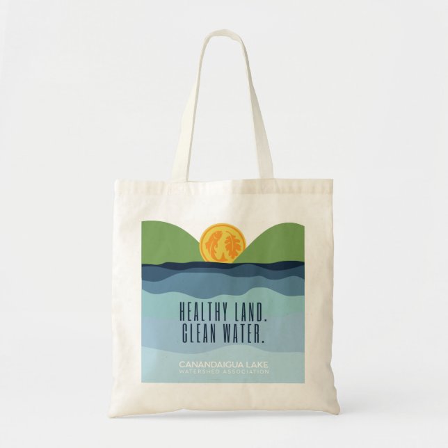 Healthy Land Tote Bag Tygkasse (Framsidan)