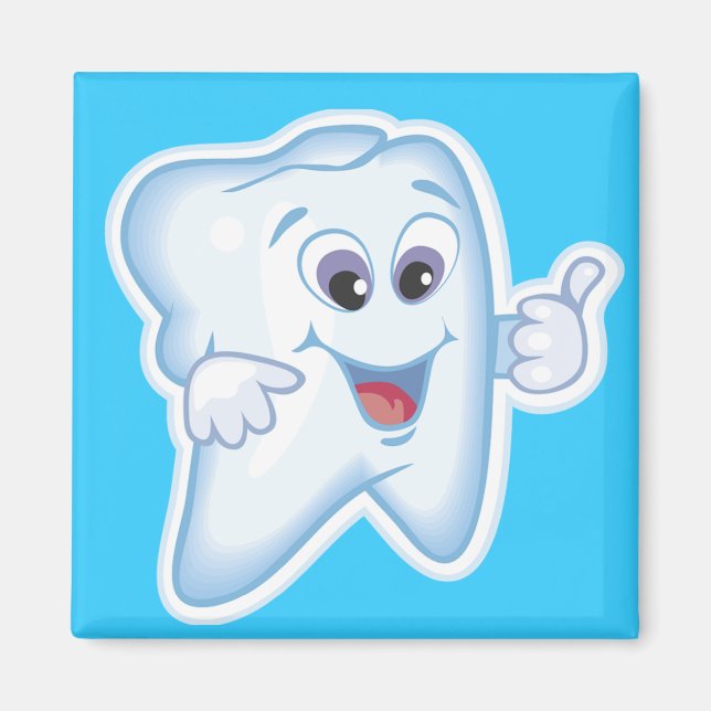 Healthy Lycklig Tooth Magnet (Framsidan)