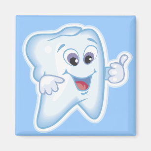 Healthy Lycklig Tooth Magnet