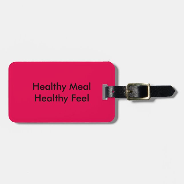 Healthy Meal Bagagebricka (Horisontell Framsida)