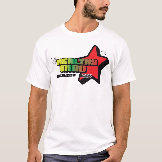 Healthy Mind, Healthy Body – Retro Star Tee | Moti (Framsida)