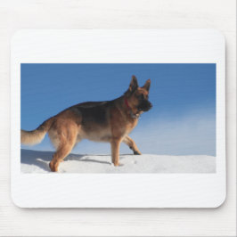 Healthy och Lycklig German Shepherd Hund Musmatta