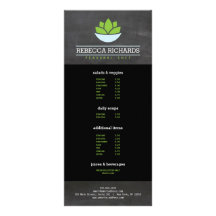 Healthy Salad Vegetables Catering Menu Chalkboard