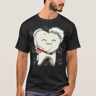 Healthy Teeth Daily Tooth Brushing Dentist T Shirt