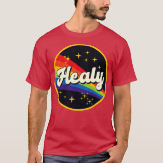 Healy Rainbow in Space Vintage Stil T Shirt