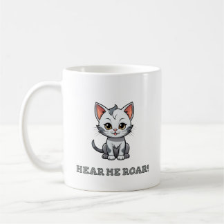 Hear Me Roar t-shirt Kaffemugg