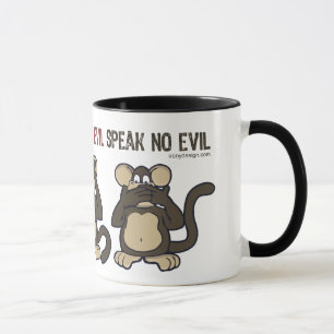 Hear No Evil Monkey - New Mugg