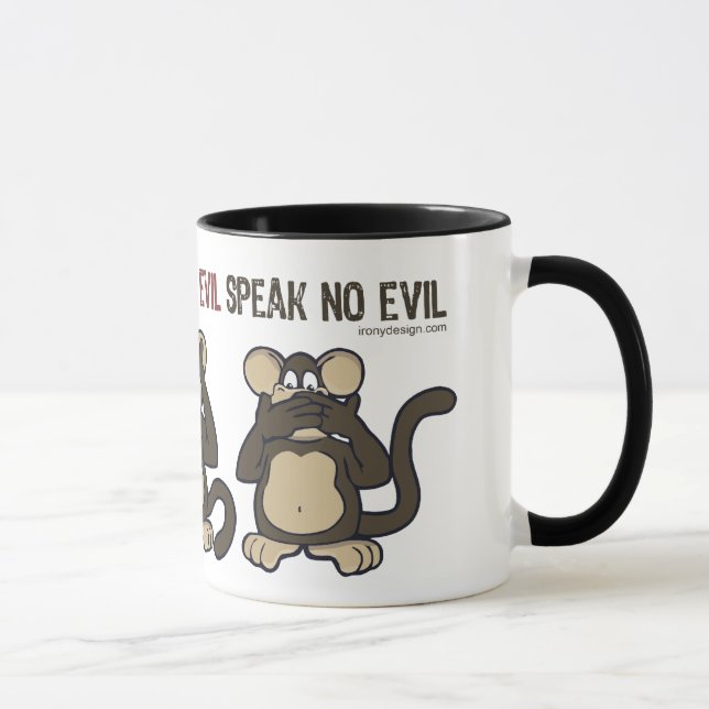Hear No Evil Monkey - New Mugg (Höger)