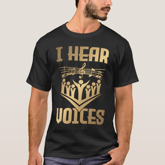 Hear Voices  Choir Teacher Chorister  1 T Shirt (Framsida)