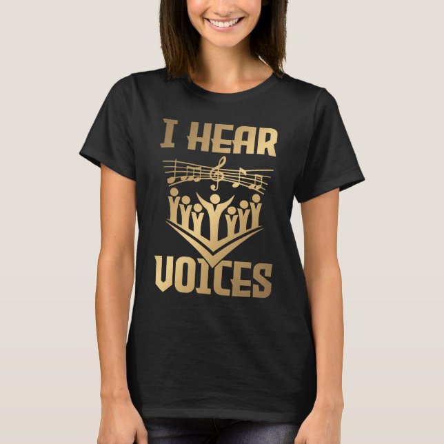 Hear Voices  Choir Teacher Chorister  1 T Shirt (Framsida)