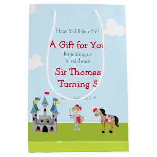 Hear Ye Blonde Cute Knight Födelsedagsfest