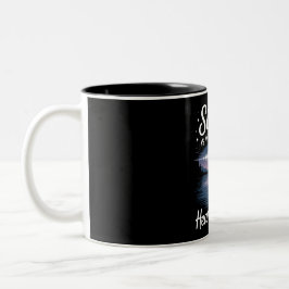 Hear Yourself - Surreal Lakeside Reflection Mug Två-Tonad Mugg