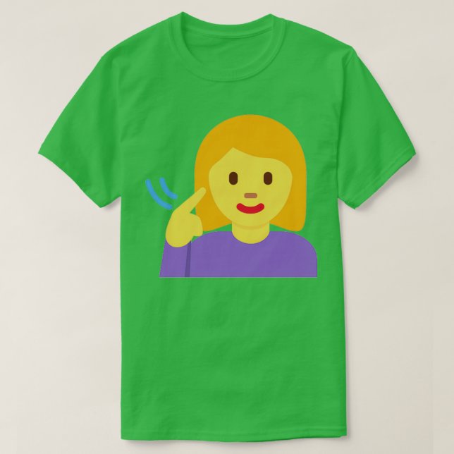 hearing impaired stickers t shirt (Design framsida)