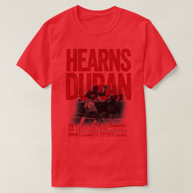 Hearns mot Duran T Shirt (Design framsida)