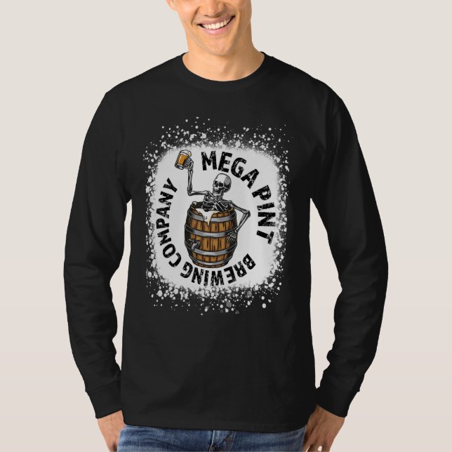 Hearsay Brewing Bleached Co Home of the Mega Pint T Shirt (Framsida)