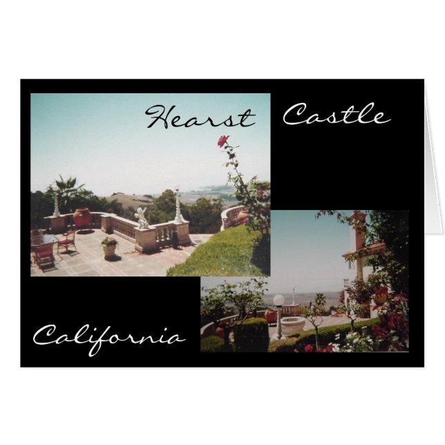 Hearst Castle Hälsningskort (Framsidan Horizontal)