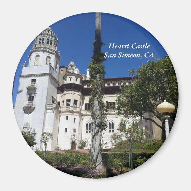 Hearst Castle in San Simeon, CA Magnet (Framsidan)