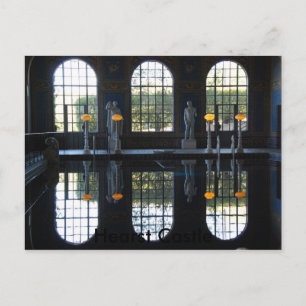 Hearst Castle Indoor Bassäng Vykort
