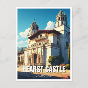 Hearst Castle San Simeon California Central Kusten Vykort