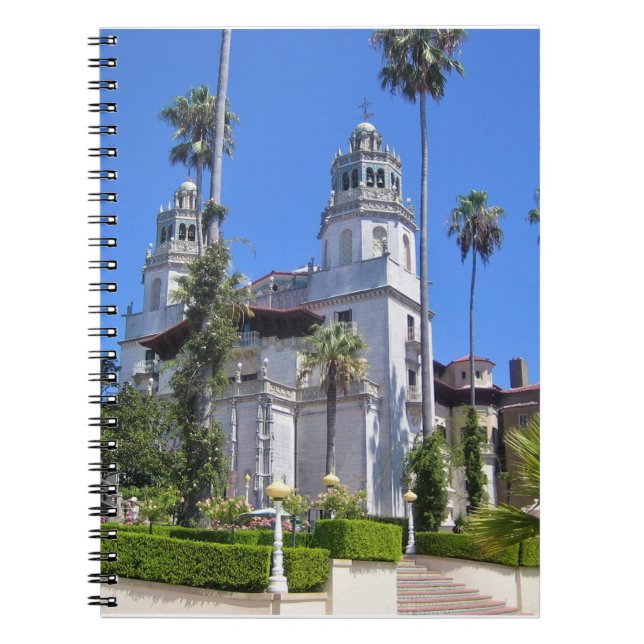 Hearst Castle, San Simeon, Kalifornien Anteckningsbok (Framsidan)