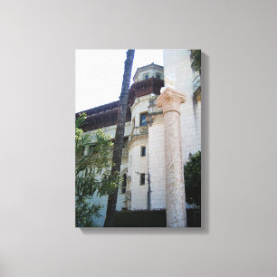Hearst Castle, San Simeon, Kalifornien Canvastryck
