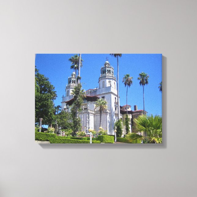 Hearst Castle, San Simeon, Kalifornien Canvastryck (Framsida)
