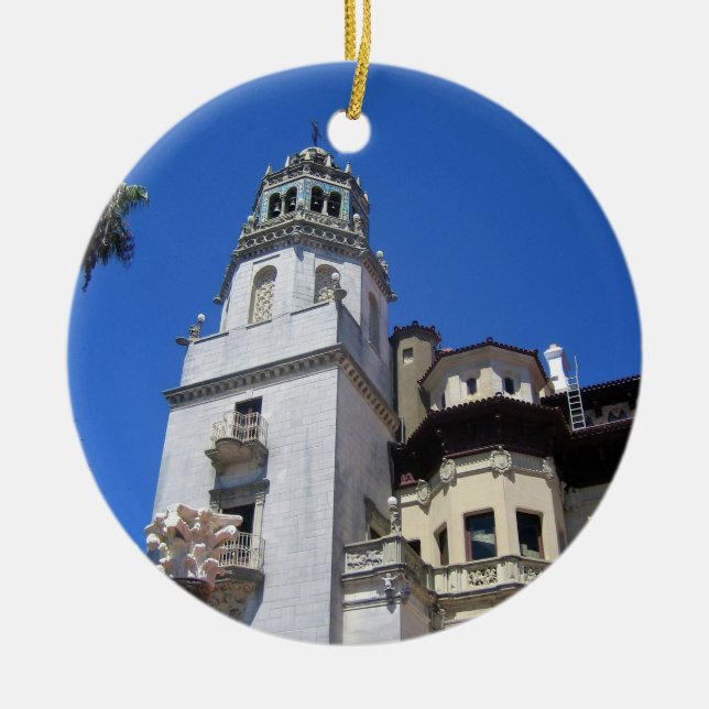 Hearst Castle, San Simeon, Kalifornien Julgransprydnad Keramik (Framsidan)