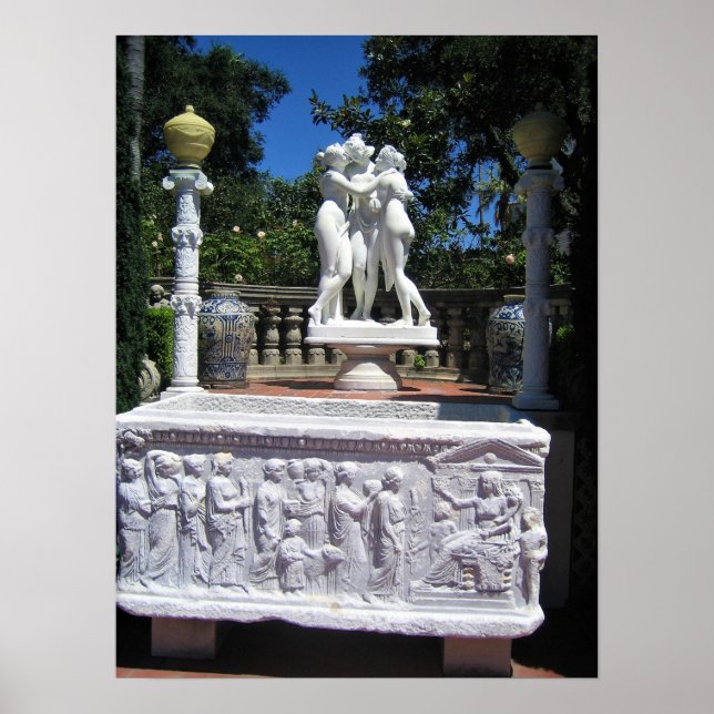 Hearst Castle, San Simeon, Kalifornien Poster (Framsidan)