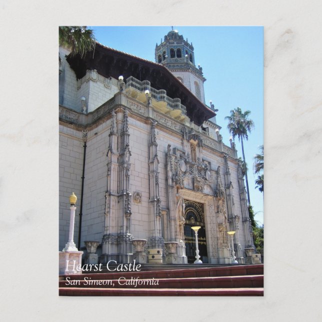 Hearst Castle, San Simeon, Kalifornien Vykort (Framsida)