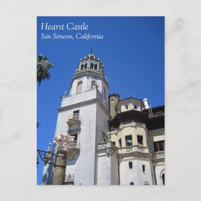Hearst Castle, San Simeon, Kalifornien Vykort (Framsida)