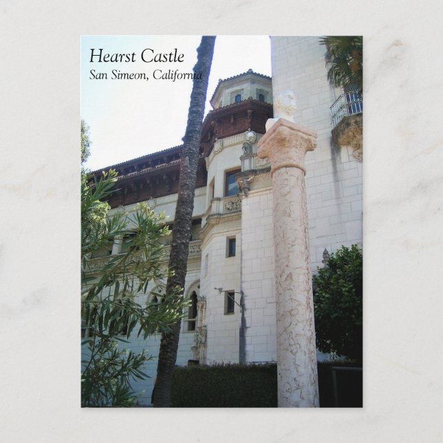 Hearst Castle, San Simeon, Kalifornien Vykort (Framsida)
