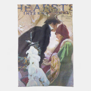 Hearsts Internationell Cover, Alphonse Mucha Kökshandduk