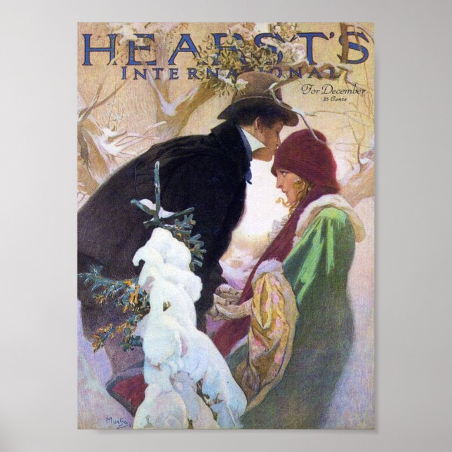 Hearsts Internationell Cover, Alphonse Mucha Poster (Framsidan)