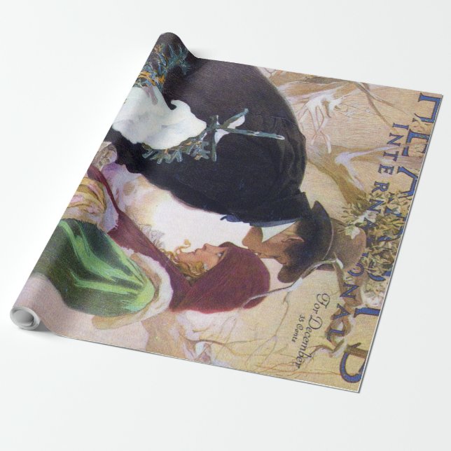 Hearsts Internationell Cover, Alphonse Mucha Presentpapper (Utrullad)