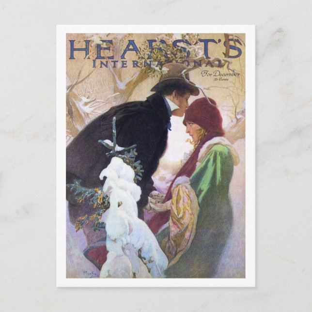 Hearsts Internationell Cover, Alphonse Mucha Vykort (Framsida)