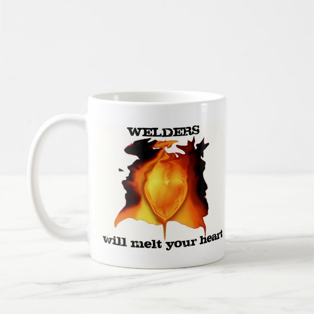 heart11 WELDERS, ska melt din hjärta Kaffemugg (Vänster)