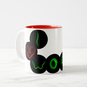 heart2 Två-Tonad mugg