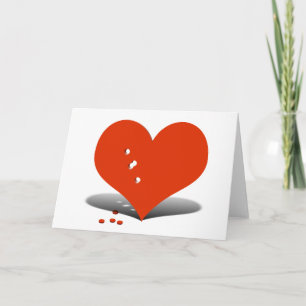 Heart Ache - Anti alla hjärtans dag Helgkort