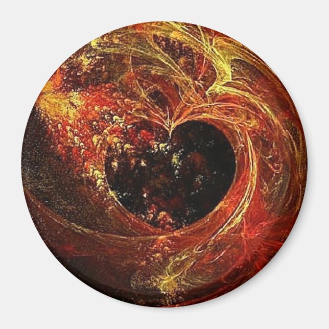 Heart a'Fire Magnet (Framsidan)