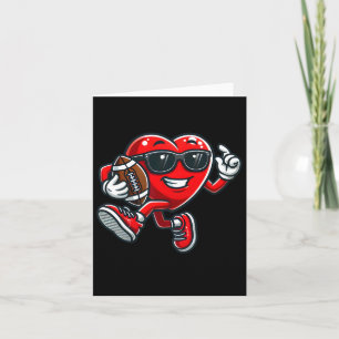 Heart American Football Valentines day Boys Manar Kort