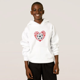 Heart and Soccer Ball for Valentines Day T Shirt