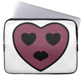 Heart Ansikte Pout Laptop Fodral