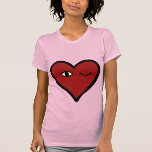 Heart Ansikte Tshirt T Shirt
