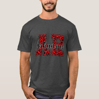 Heart Arkansas Active T Shirt