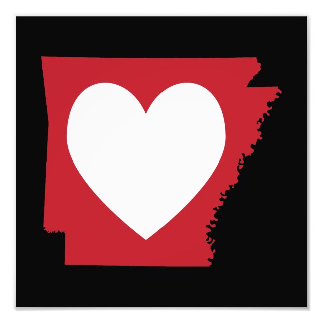 Heart Arkansas Fototryck (Framsidan)