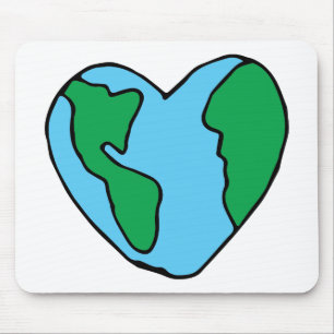 Heart Art World Ecogood Icon Lycklig Earth Clipa Musmatta
