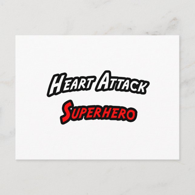Heart Attack Superassistance Vykort (Framsida)