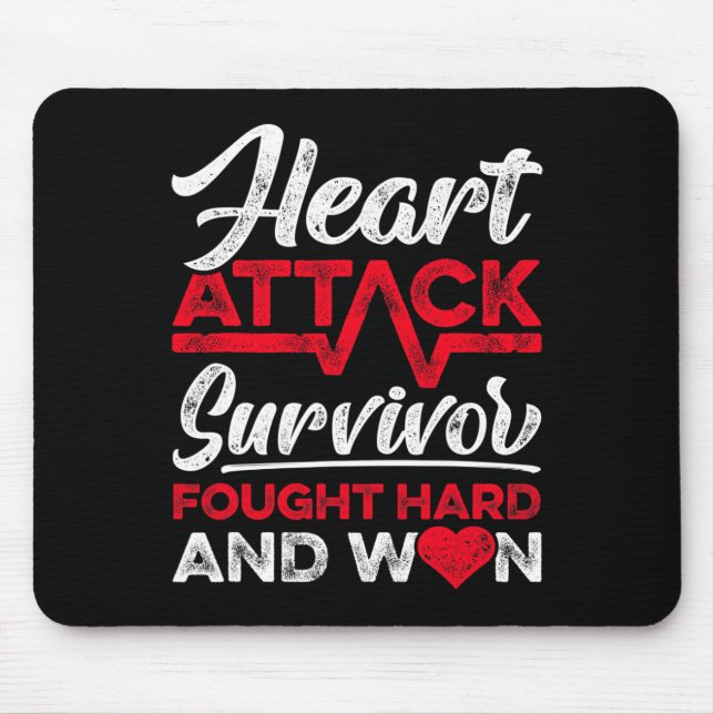 Heart Attack Survivor Faught Hard And Won Red Ribb Musmatta (Framsidan)