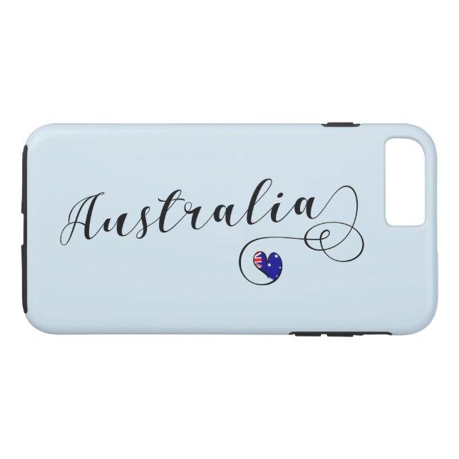 Heart Australia Cell Phone Case, Australian Case-Mate iPhone Skal (Baksida (horisontal))